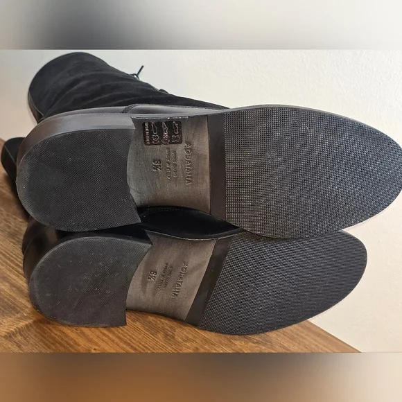 🤩Host Pick❤️Aquatalia Brigatta Suede/Leather Combat Boot Women's Sz 8.5 - Picture 8 of 10